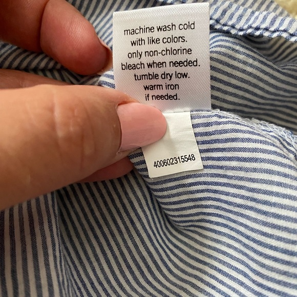 Sonoma blouse short sleeves peplum plus size top size 2X - Picture 12 of 13